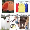 Webbing Strap - Polyester Cotton Webbing for Bag Straps Lawn Chairs Cargo/Luggage Strapping, 9 Meter/roll view 4