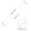 HARFINGTON 4pcs Wire Clay Mud Cutting Tool Wire Clay Cutter Curly Cutoff Tool Cheese Dough Cutting Tools for Pottery Wheel Clay Ceramic Making, 27.17 Inch Wooden Silver view 2