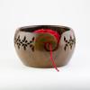 Wooden Yarn Bowl Handmade Large Rosewood Yarn Bowls for Knitting & Crocheting Accessories Yarn Organizer ARTISANS CRAFT BEYOND MANUFACTURING (Large) view 1