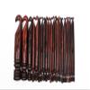 WARESHIRE Rosewood Premium Crochet Hooks Set of 15 Ergonomic Soft Grip Handle Handmade Wooden Knitting Needles for Crocheting Yarn for Arthritic Hands | Engraved Size (Set of 15{3.5mm to 25mm}+ Stand) view 4