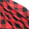 2" Red Black Buffalo Christmas Plaid Fabric 4.5oz Shirting Flannel for Festive Furnishings Craft Costume Dress Cotton Blend Width 57 Inch (2 Yard pre Cut) view 3