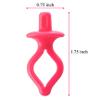 Elsjoy 100 Pieces Silicone Bobbin Holder, Thread Spool Holder for Stacking Bobbins on Spool Top & Preventing Thread from Unwinding, Bobbin and Thread Holder Clips for Embroidery, Quilting, Sewing view 2