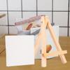 Beavorty Mini Easel for Kids 3.14X3.14 Inch Lightweight Wooden Painting Stand 2-Pack DIY Art Supplies for Classroom Home and Creative Painting Activities view 2