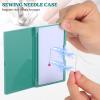 NUOBESTY Magnetic Needle Storage Case for Sewing, Portable Needle Holder Case with Snap Closure Pin Storage Box Embroidery Supplies for Hand Needles, Safety Pins and Metal Clips view 4