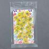72 pcs 3D Nails Dried Flowers Lace Flower 2-2.5cm Natural Flowers for Resin Casting Pressed Flower for Nail Art Supplies Decal Nail Sticker (Yellow) view 2