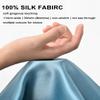 NAKAN 30 Momme Charmeuse Silk Fabric 100% Mulberry Raw Silk Satin Fabric Material for Dress Making, Lining, Wedding, Prom, Pillowcase, 114cm 44'' Wide(Size:1.14x4m(3.7x13ft),Color:Green) view 2
