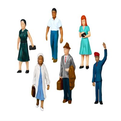 Lionel HO Scale AT THE Platform Figures 6 Pack 1957160