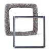 ICZW Gripper Strip Frame Punch Needle Rug Hooking Frame with Frame Cover 19.6" x 19.6" (Gray) view 1