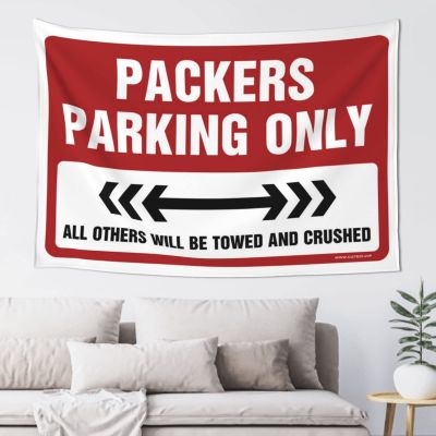 CakJuice Wall Tapestry for Bedroom Packers Parking Only Tapestry Astethic Stuff for Room Bed Room Decorations (Size : 75X100CM)