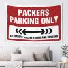 CakJuice Wall Tapestry for Bedroom Packers Parking Only Tapestry Astethic Stuff for Room Bed Room Decorations (Size : 75X100CM) view 1