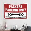 CakJuice Wall Tapestry for Bedroom Packers Parking Only Tapestry Astethic Stuff for Room Bed Room Decorations (Size : 75X100CM) view 2