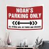 CakJuice Wall Tapestry for Bedroom Noah's Parking Only Tapestry Astethic Stuff for Room Bed Room Decorations (Size : 100X150CM) view 2