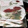 ZXMNBH Stickers for Scrapbooking Kit Red Rose Aesthetic Paper Diary Planner Junk Journaling Decorative Supplies 12 Pcs/Pack view 4