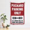 CakJuice Wall Tapestry for Bedroom Packard Parking Only Tapestry Astethic Stuff for Room Bed Room Decorations (Size : 100X150CM) view 1