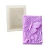 JCEGZITL Silicone Candle Mold, Soap Mold DIY Cake Decoration Tool Resin Mold for Soap Wax Gypsum Crafts Making Butterfly Design view 1