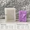 JCEGZITL Silicone Candle Mold, Soap Mold DIY Cake Decoration Tool Resin Mold for Soap Wax Gypsum Crafts Making Butterfly Design view 4