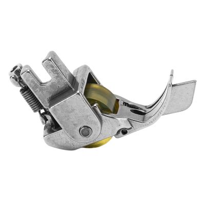 Roller Presser Foot Stainless Steel for Most Resistant Sewing Machines Applique Presser Foot for Most Sewing Machines Repair Replacement