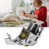 Roller Presser Foot Stainless Steel for Most Resistant Sewing Machines Applique Presser Foot for Most Sewing Machines Repair Replacement view 4