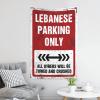 Men Cave Decor Lebanese Parking Only Tapestry Sports Bar Decor Tapastry'S Wall Hanging (Size : 100X150CM) view 3