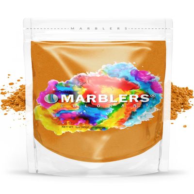 MARBLERS Orange Mica Powder [Pumpkin Orange] 3oz (85g) Cosmetic Grade Pigment, Epoxy Resin, Soap Making, Candle, Nail Art, Bath Bombs, Body Butter, DIY Crafts, Vegan, Cruelty Free