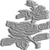 Love Rose Blossom Hot Foil Plates Scrapbooking for Paper Making Frames Card Craft No Metal Cutting Dies view 2