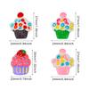 Honbay 24PCS Cupcake Dessert Slime Charms Food Theme Flatback Resin Cabochons Cute Embellishments for Hair Accessories Phone Case Scrapbooking Crafts (4 Style) view 2