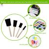 conda 25 Pack Different Size Assorted Foam Brush Set Wood Handle Paint Brush Set view 4