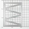 DzIxY Rectangle Triangles Frame Metal Cutting Dies for Card Making Kit Embossing Paper Die Cuts Scrapbook Machine Stencils Storage Pockets Supplies view 3
