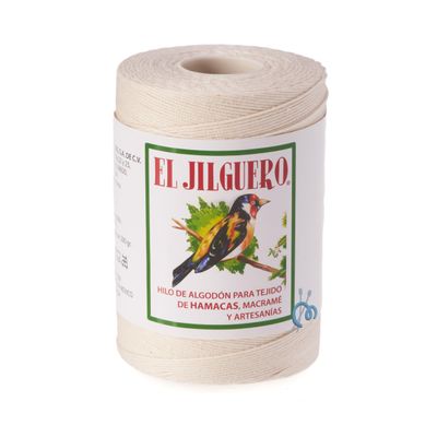 JILGUERO [200grs] by Omega - Macrame Cotton Thread for Hammocks, Crochet and Crafts - Color 146-Bone