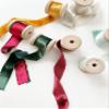 Ins Style 50Mm Silk Velvet Ribbon, Crepe Frayed Edged Ribbon for Wedding Ribbon Packaging Ribbon Silk Ribbon Soft Ribbon - (Color: Ay20/Size: 50Mmx1.35Mts) view 4