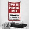 CakJuice Stuff for Your Room Super Bee Parking Only Tapestry Bar for Man Cave Tapastry'S Wall Hanging (Size : 100X150CM) view 2