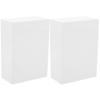 BESPORTBLE Plastic Storage Boxes 2pcs Mini Containers for Hair Ties Bead Storage Box Office Clip Organizer for Beads Home Office Organizer view 1