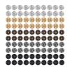 100PCS 5mm Mini Snap Buttons for Doll Clothes Assorted Metal Snap Fasteners Buttons Round Button Buckle Small Press Buttons Miniature Snap Buttons for Dolls Clothing Sewing Accessories view 1