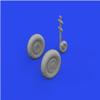 Eduard Sprue Brothers 1:48 Brassin - Bf109K-4 Wheels (EDU kit), EDU648914 view 4
