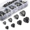 YORANYO 150 Set Mixed Size Rivets Kit - Gunmetal Rivets & Tool for Leather, Fabric & More view 4