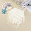 Soarer White Ostrich Feather Trim - 2Yards 5-7inch Feathers Fringe Trim for DIY Sewing Clothing,Wedding,Christmas Home Party(Off-White) view 4