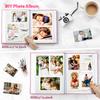 Artfeel Photo Album Self Adhesive Scrapbook,60 Pages Large Photo Book for 4x6,5x7,8x10 Pictures,DIY Album for Baby Wedding Family Travel Birthday,with Metallic Pen and Scraper view 3