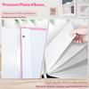Artfeel Photo Album Self Adhesive Scrapbook,60 Pages Large Photo Book for 4x6,5x7,8x10 Pictures,DIY Album for Baby Wedding Family Travel Birthday,with Metallic Pen and Scraper view 4