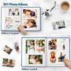 Artfeel Photo Album Self Adhesive Scrapbook,60 Pages Large Photo Book for 4x6,5x7,8x10 Pictures,DIY Album for Baby Wedding Family Travel Birthday,with Metallic Pen and Scraper view 3