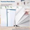 Artfeel Photo Album Self Adhesive Scrapbook,60 Pages Large Photo Book for 4x6,5x7,8x10 Pictures,DIY Album for Baby Wedding Family Travel Birthday,with Metallic Pen and Scraper view 4