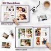 Artfeel Photo Album Self Adhesive Scrapbook,60 Pages Large Photo Book for 4x6,5x7,8x10 Pictures,DIY Album for Baby Wedding Family Travel Birthday,with Metallic Pen and Scraper view 3