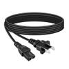 SKKSource 6ft 2-Prong Polarized Power Cord Cable Compatible with Bernina Bernette 230 230PE Deco 500 view 4