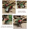 Artificial Christmas Picks, 10 PCS Christmas Mini Pine Picks Pine Tree Plants Red Berry Picks Berry Branches with Pinecones Holly Leaves for Party Flower Arrangements Wreaths Xmas Tree Gift Decor(Red) view 4