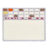 BENECREAT Large Rectangle Felt Beading Mat, Felt Bead Design Boards with Centimeter Alphabetic Scale Beads Tray Bead Pads for Art Crafts Jewelry Making Beading Supplies, 14.4x11inch view 1
