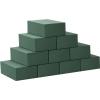 Mifoci 12 Pcs Floral Foam Blocks Flower Arrangement Supplies Foam Bricks for Flowers Wet Dry Plant Foam 5.5" L x 3" W x 1.7" H Green Florist Foam for Wedding Birthday Home Office Garden Decorations view 1