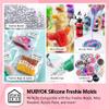 (300 Design Optional) MUBYOK M342 Tilted Chicken Silicone Freshie Mold for Baking Aroma Beads Car Freshie Supplies view 2