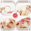 Jetec 20 Pieces 4 Sizes Mini Embroidery Hoops Wooden Small Tiny Embroidery Hoops Adjustable Circle Cross Stitch Ring Bulk for Home Ornaments Art Craft Handy Sewing view 3