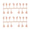 DICOSMETIC 10 Set Tiny Doll Hands for Doll Making 0.87"-1.14" Long Plastic Hand Gesture Set Joints Miniature Hands Movable Doll Hand Replacement Parts for Small Doll Making DIY Accessories view 1