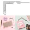 CYFUN DESIGN 5-in-1 Book Cover Guide to Create Sturdy Chipboard Covers, Bookbinding Ruler, Stainless Steel Metal Book Binding Cover Tool, Scrapbooking Tools Arts Crafts, Scrapbook Cover Maker view 1