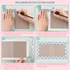 CYFUN DESIGN 5-in-1 Book Cover Guide to Create Sturdy Chipboard Covers, Bookbinding Ruler, Stainless Steel Metal Book Binding Cover Tool, Scrapbooking Tools Arts Crafts, Scrapbook Cover Maker view 2